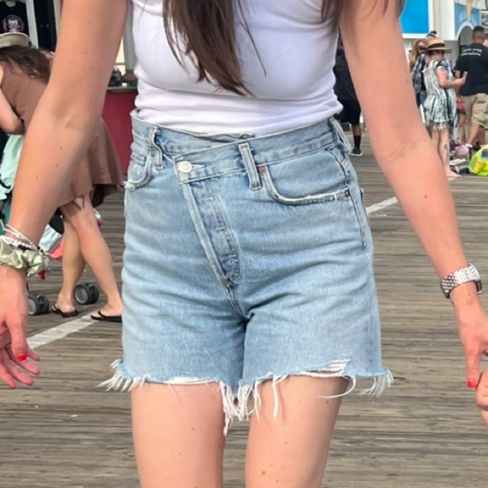 Agolde Criss-Cross Denim Shorts - BUNDLE!! 2 pairs for $100 total